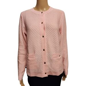 Grace Karin Light Pink Cardigan Sweater Size M NWT